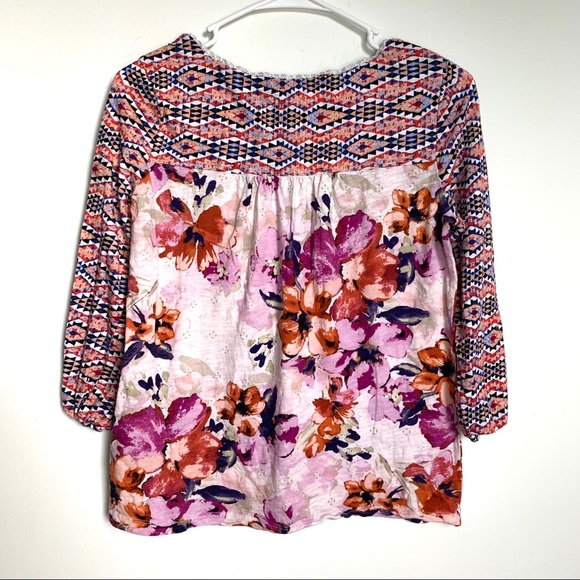 Anthropologie Akemi + Kin Ayana Peasant Floral Top - Picture 9 of 12
